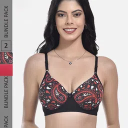 StyFun Pack Of 2 Full Coverage Lightly Padded Bra-6