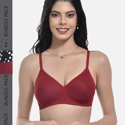 StyFun Pack of 2 Full Coverage Lightly Padded Bra With All Day Comfort-10