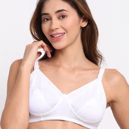 MYLO ESSENTIALS White Maternity Bra - Non-Wired Non-Padded-24