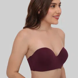 PLUMBURY Medium Coverage Underwired Lightly Padded Bra with All Day Comfort image 2