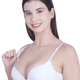 BRACHY Medium Coverage Underwired Lightly Padded All Day Comfort Seamless Push-Up Bra image 5