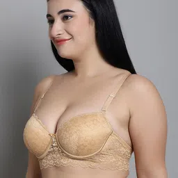 MAKCLAN Bra Medium Coverage Underwired Lightly Padded image 3