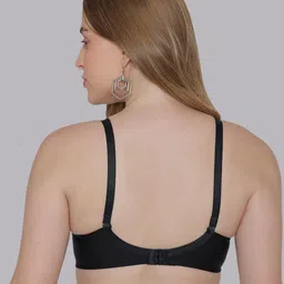 Maashie Pack of 2 Striped Soft Padded Full Coverage Tshirt Bra image 5