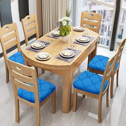 Cortina Blue Chair Pad Covers-picture-23