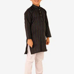 Pro-Ethic STYLE DEVELOPER Boys Black Kurta with Pyjamas image 2