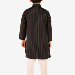 Pro-Ethic STYLE DEVELOPER Boys Black Kurta with Pyjamas image 4