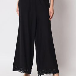 Pistaa Women Flared Ethnic Palazzos-picture-38