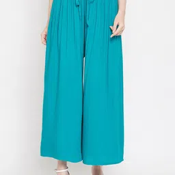 Castle Lifestyle Women Flared Cropped Palazzos-picture-53
