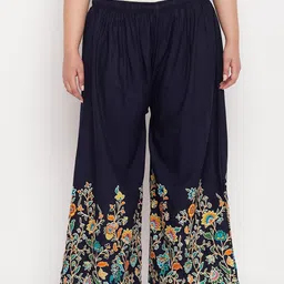 CLORA CREATION PLUS Women Floral Printed Palazzos-image-51