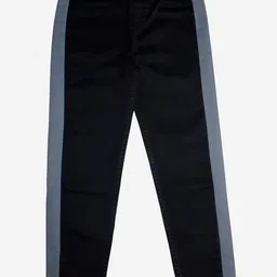 KiddoPanti Girls Black Solid Regular-Fit Jeggings-image-11