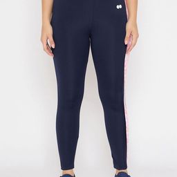 Clovia Women Printed High Rise Tights-image-36