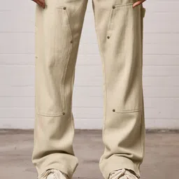 Maniac Men Baggy Fit Cotton Track Pants-image-26