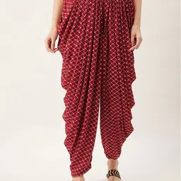 SUTI Women Printed Cotton Dhoti Pant-32
