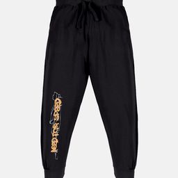 KiddoPanti Boys Mid-Rise Typography Printed Pure Cotton Joggers-image-111