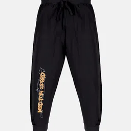 KiddoPanti Boys Need for Speed Printed Mid-Rise Pure Cotton Joggers-image-31