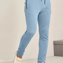 Red Flame Men Stretchable Track Pants-image-67