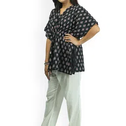 Freesia Array Printed Pure Cotton Top & Trouser image 2