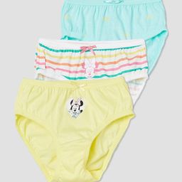 max Girls Pack Of 3 Minnie Mouse Printed Basic Briefs-image-58