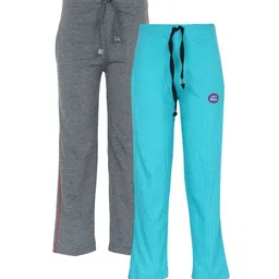 VIMAL JONNEY Pack of 2 Solid Cotton Track Pants-picture-48