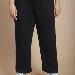 Rute Plus Size Women Mid Rise Cotton Track Pant-57