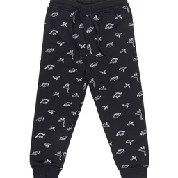 Bodycare Infant Boys Conversational Printed Cotton Joggers-picture-12