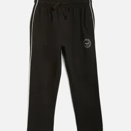 Octave Boys Olive Green Solid Track Pants-image-49