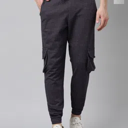 MADSTO Men Pack Of 2 Cotton Mid-Rise Joggers-picture-51