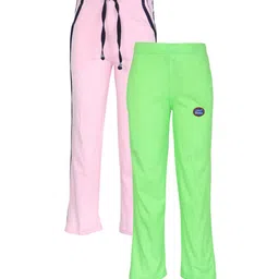 VIMAL JONNEY Pack of 2 Solid Cotton Track Pants-image-23