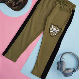 Pantaloons Junior Boys Mid-Rise Side Striped Track Pants-picture-12