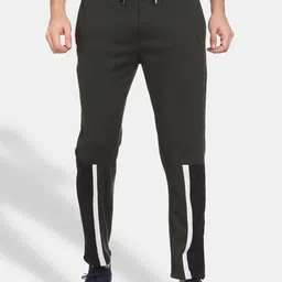 CL SPORT Men Solid Mid Rise Regular Fit Outdoor Track Pants-image-78