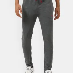 Masculino Latino Plus Men Charcoal Solid Cotton Track Pants-image-81