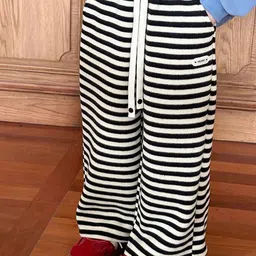LULU & SKY Girls Striped Trouser-image-4