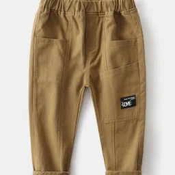 StyleCast Brown Boys Cotton Mid Rise Joggers-image-36