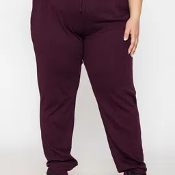 TITTLI Women Plus Size Mid Rise Cotton Track Pant-picture-19