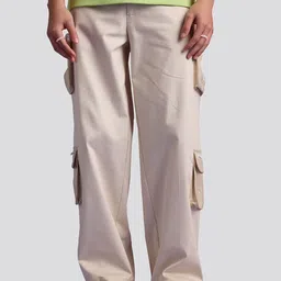 Muvazo Men Cargo Cotton Regular Fit Track Pants-image-45