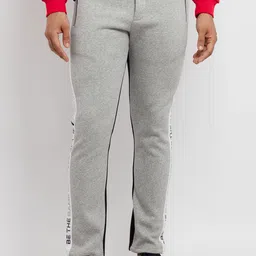Status Quo Men Grey Solid Track Pants-image-29
