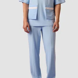 Muvazo Men Day Break Horizon Mid-Rise Regular Fit Track Pant-image-7