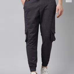 MADSTO Men Pack Of 2 Cotton Joggers-17