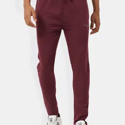 Masculino Latino Men Maroon Solid Cotton Track Pants-image-56