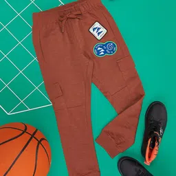 Pantaloons Junior Boys Mid-Rise Pure Cotton Joggers-picture-34