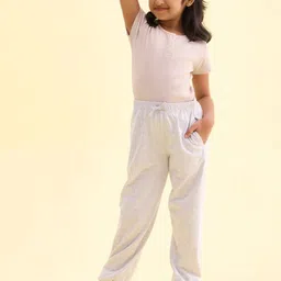 Go Colors Girls Cotton Relaxed Fit Mid Rise Joggers-image-93
