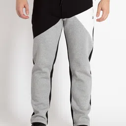 Status Quo Men Colourblocked Mid-Rise Track Pants-picture-53