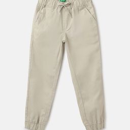 United Colors of Benetton Boys Mid-Rise Pure Cotton Joggers-image-98