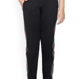 DYCA Boys Black Solid Mid Rise Cotton Lounge Pant-image-63