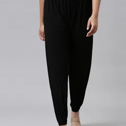Go Colors Girls Black Solid Relaxed-Fit Harem Pants-image-20