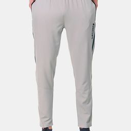 FITINC Men Grey Solid Dryfit Relaxed Fit Track Pants-image-57