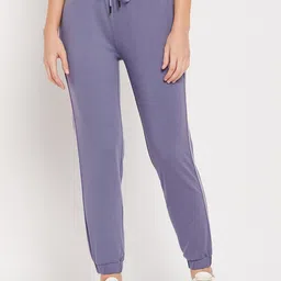 CAMLA Women Mid-Rise Cotton Joggers-21