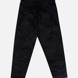 Bodycare Boys Camouflage Printed Fleece Mid Rise Track Pants-picture-15