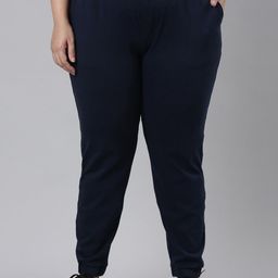 Go Colors Women Plus Size Mid-Rise Joggers-53
