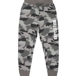 PLUM TREE Boys Camoflague Printed Pure Cotton Joggers-picture-55